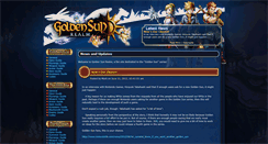 Desktop Screenshot of goldensunrealm.com